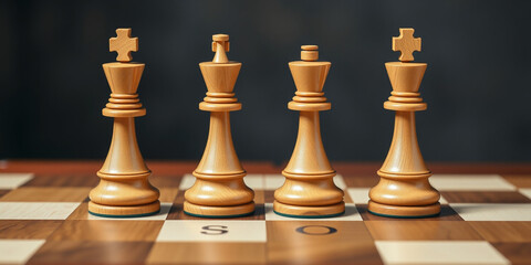 chess pieces on a chessboard