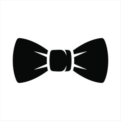 Classic Black Bow Tie Illustration