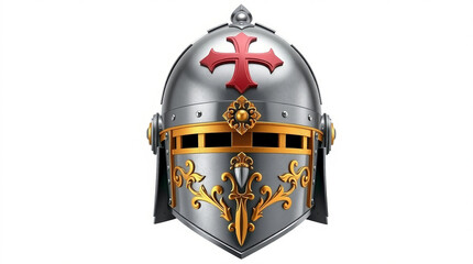 medieval knight with sword