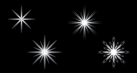vector illustration of a star burst