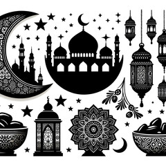 Ramadan, lamp,