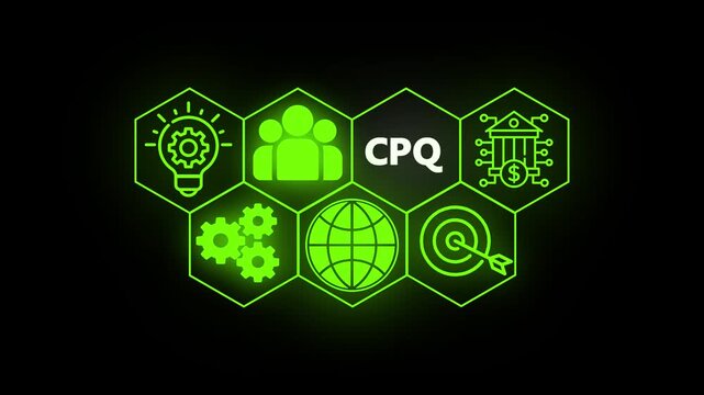 CPQ configure price quote concept process used by companies to automate the sales quoting.
