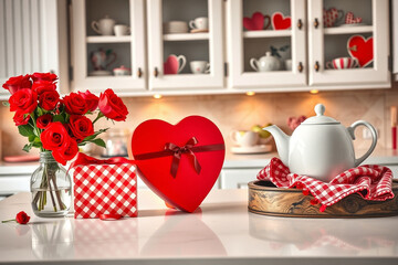 romantic dinner table setting