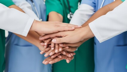 Page Medical Professionals Page Teamwork Hands.