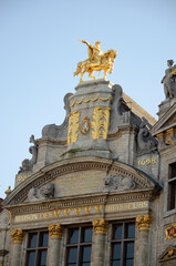 Obraz premium maison des brasseurs; la Grand Place; patrimoine mondial de l'UNESCO; Bruxelles; Belgique