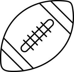 American Football Coloring Page