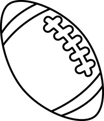 American Football Coloring Page