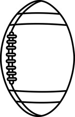 American Football Coloring Page