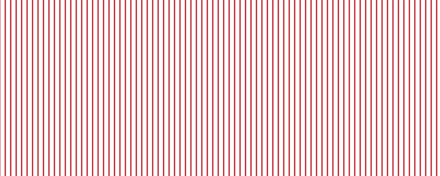 Vertical red and white stripes background. Seamless and repeating pattern.