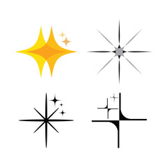 sparkling star logo icon