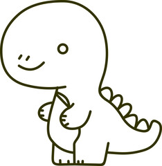 Outline Illustration For Coloring