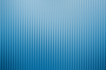 Obraz premium Abstract blue vertical ribbed surface features a subtle gradient fading toward the top edge, creating a clean modern background texture.