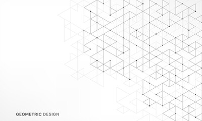 Abstract vector background with a geometric pattern of triangle shapes. Graphic design element  © ABCDESIGN