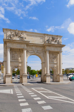 St. Catherine gate (French: Porte Sainte Catherine) in Nancy, France, Europe.