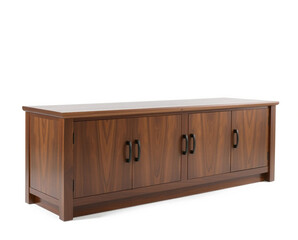 wooden chest of drawers isolated