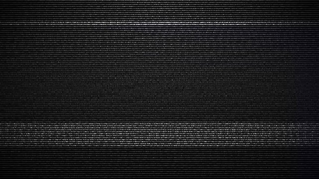 Television turn on and off. Noise on a old TV screen, bad tv Vintage switch on off television concept animation. Seamless Glitch VHS for lcd tv, analog tv screen noise glitch ,Old Retro TV, film tape
