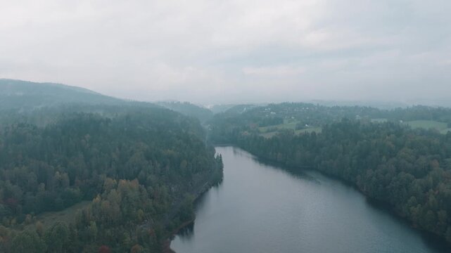 The Norwegian town of Heggedal