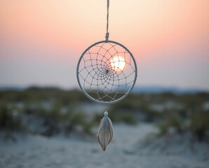 fishing net on the sea