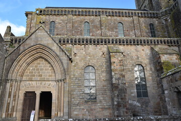 Portail de l'abbaye du Mont-Saint-Michel