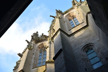 Contreforts de l'abbaye du Mont-Saint-Michel