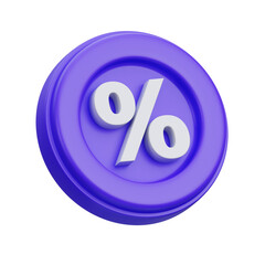 Obraz premium 3d percent illustration