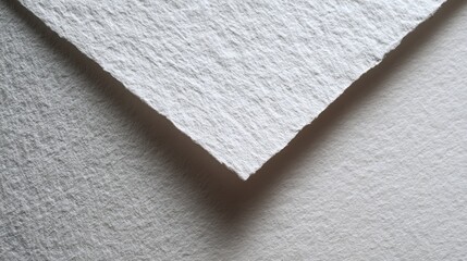 Close up of textured white paper for art and craft projects