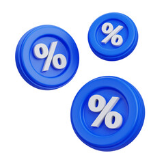 Obraz premium 3d percent illustration