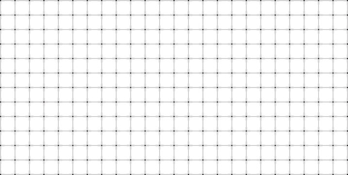 Black lines and corners grid texture on white background. FUI science grid backdrop. Math or technological notebook blank sheet.