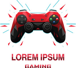 Gaming Controller Logo Design &ndash; Modern Gamepad Illustration for Esports and Gaming Brands