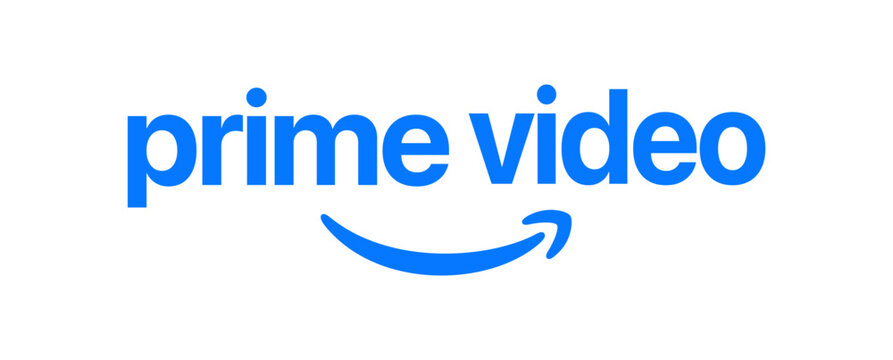 Amazon Prime Video App Icon and Logo vector SVG with colorful and black & white versions, scalable for mobile and web use, suitable for UI mockups, branding, and digital design projects.