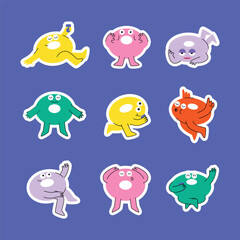 Obraz premium 5_funny blob monster