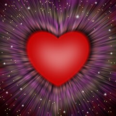 red heart background