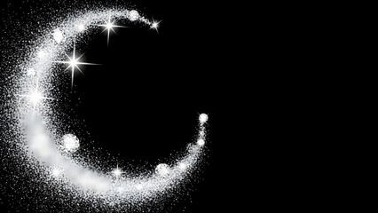 Celestial spiral of stardust