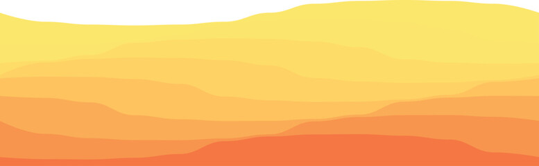 Vibrant abstract wave pattern with shades of yellow and orange, ideal for creative backgrounds and design projects.