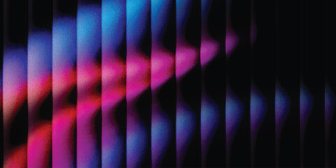 Ribbed glass background with abstract waves and glossy gradient texture. decorative patterns. abstract grainy background, noise texture poster header banner cover