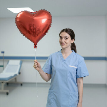 World Health Day. Heart in hands. World Health Day. Medical Worker's Day. Valentine's Day