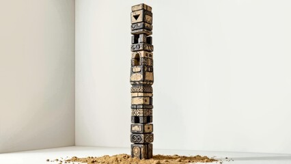 Plain Column Art Ornament Diagram