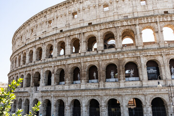 Fototapeta premium the colosseum in Rome photographed in daylight from outside