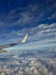 Fototapeta premium Flight over the Alps. Summer.