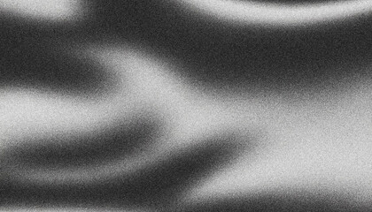 Abstract Black and white noise, grain gradient background