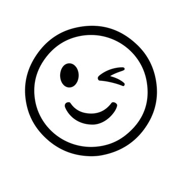 winking smiley face emoji icon