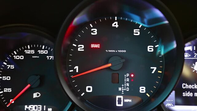 rpm dashboard acceleration vehicle to speed and power with odometer technology for monitor the performance of engine indicator in daily drive of auto transportation