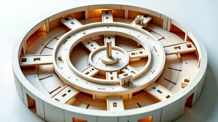 Orange Machinery Wheel Art Picture