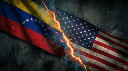 USA vs Venezuela background