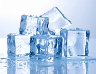 Gelo  em cubo 