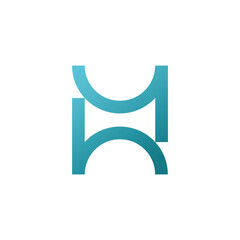 Clean Letter H Logo Vector Illustration Design