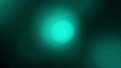 Soft green light orbs moving and fading in the darkness, creating a mysterious and peaceful bokeh background effect. - Powered by Adobe