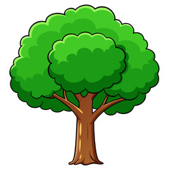 green tree vector