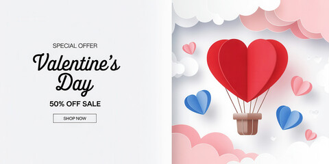 Special valentine's day 50% off sale