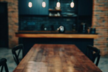 Blurred empty open space home, Stylish apartment interior with modern room. Idea for home design